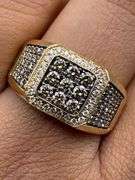 14K Yellow Gold Chocolate Diamonds of 1.20 ct