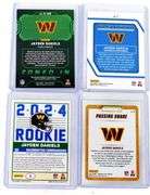 4 Jayden Daniels 2024 Rookie Football Cards