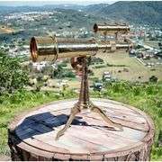 Brass Desktop Telescope with Tripod