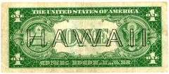 1935-A Hawaii $1 Silver Certificate