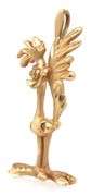 Fun 14K YG Roadrunner Pendant