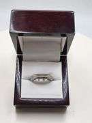 14KT White Gold Band