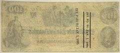 $100 1862 Series CSA Watermarked Note