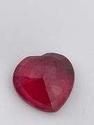 CERTIFIED NATURAL RUBY 2.34 CARAT HEART SHAPE.