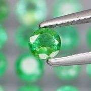 Outstanding 2.43ct real Colombian Emerald set