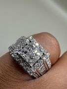 14K White Gold Princess Cut Diamond Ring