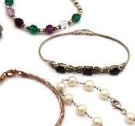 Group lot of Vintage 925 sterling silver bracelets