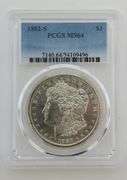 1892-S Morgan Silver Dollar, PCGS MS64