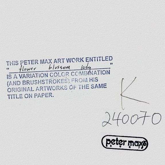 "Woman in Love" by Peter Max