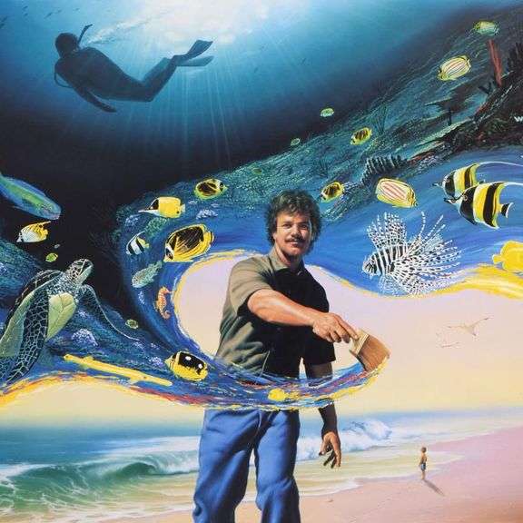 "Another Day At the Office" by Wyland