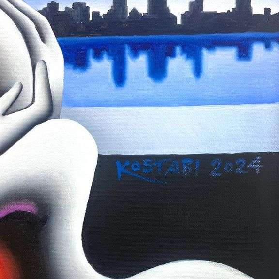 "Euphoria in Bloom" by Mark Kostabi