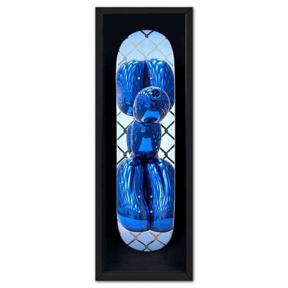"Blue Balloon Dog" by Jeff Koons
