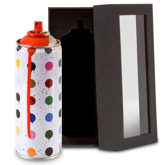 "Hirst Dots (Red)" by Mr. Brainwash