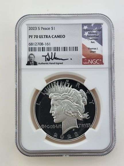 2023-S Silver Peace Dollar, NGC PF70 Ultra Cameo