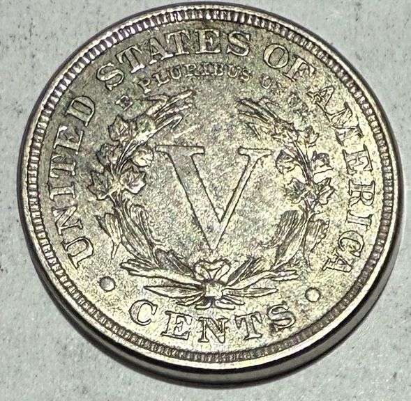 1883 Cents Near Unc V Nickel