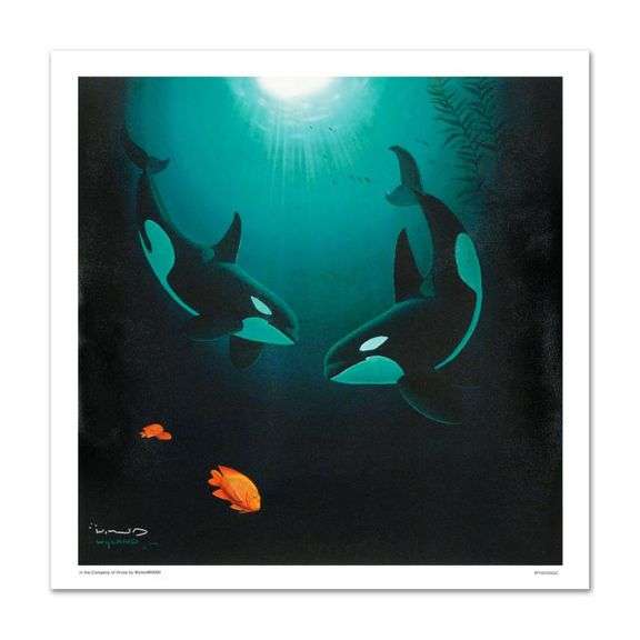 "In the Company of Orcas" by Wyland
