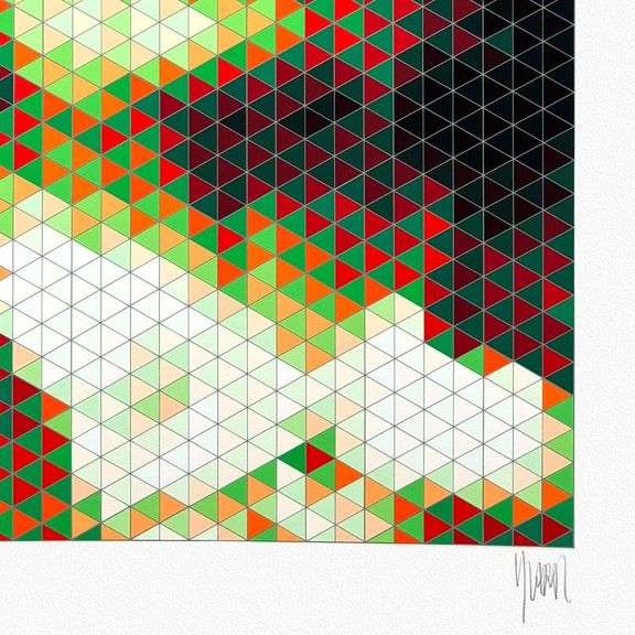 "Face of Dali 4" by Yvaral (1934-2002)