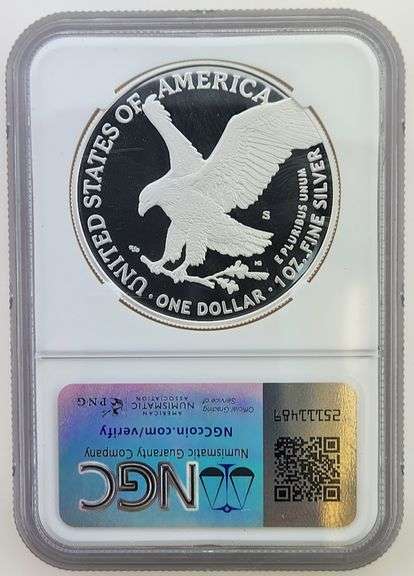 2023-S American Silver Eagle, NGC PF70 Ultra Cameo ER