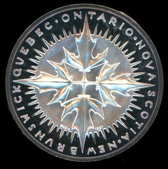 1967 Britannia Commemorative Society Centennial of Canadian Confederation Proof Silver Medal