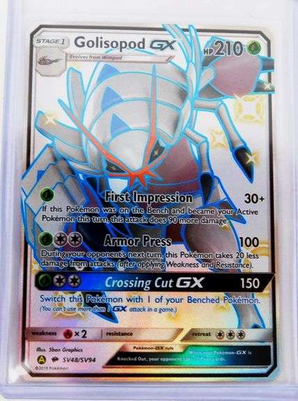 3 Pokémon  Hidden Fates "Shiney" Trade Cards, 2019