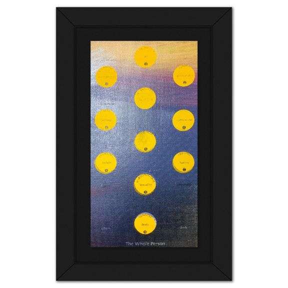 "Kabbalah the Whole Person" by Steve Kaufman (1960-2010)