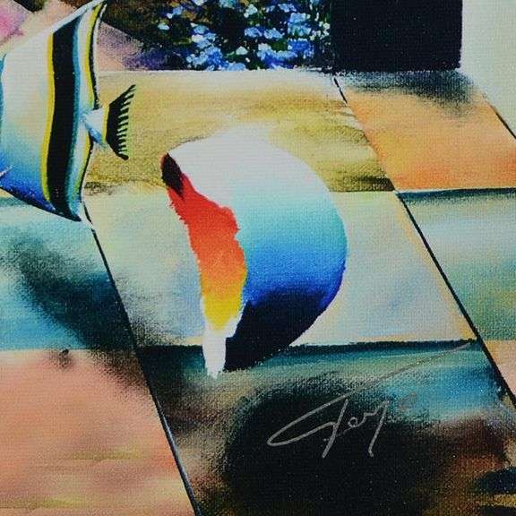 "Cruising to Santorini" by Ferjo