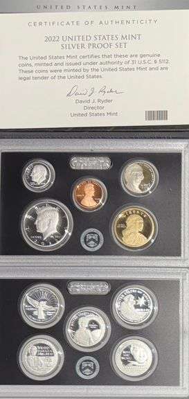 Tougher 2022 US  Silver Proof Set