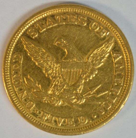 Lovely and scarce 1852 No Motto $5 Liberty Gold Piece