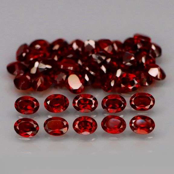 11.48ct set of VS Mozambique Garnets! There's 50 of them!