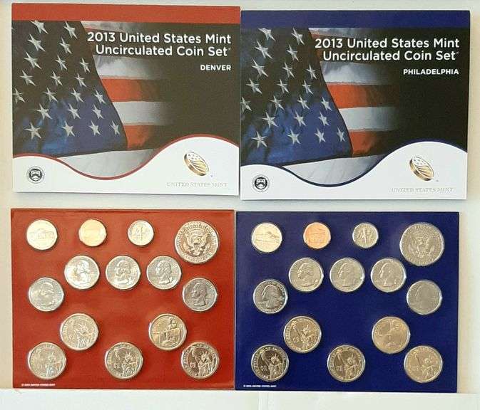 2013 & 2014 US Mint Sets.