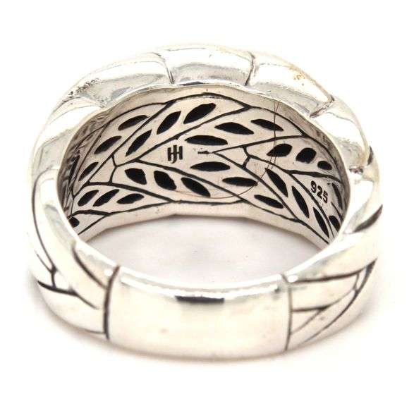John Hardy modern chain tapered ring