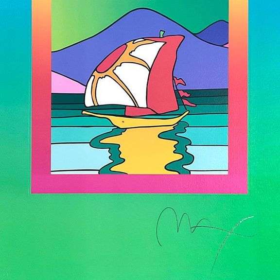 "Sailboat East on Blends" by Peter Max