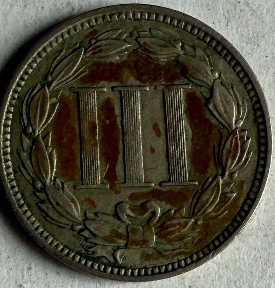 1871 3 Cent Nickel