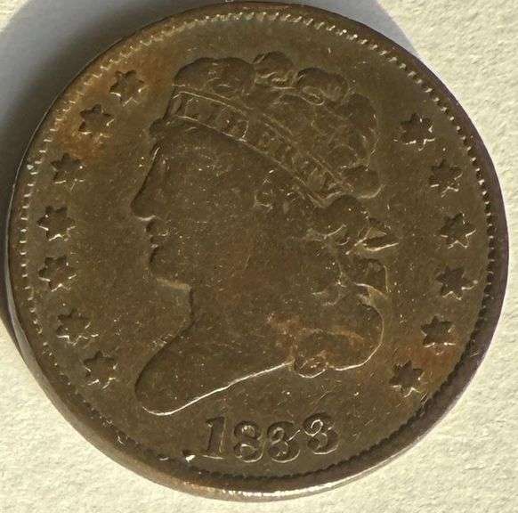 1833 Half Cent