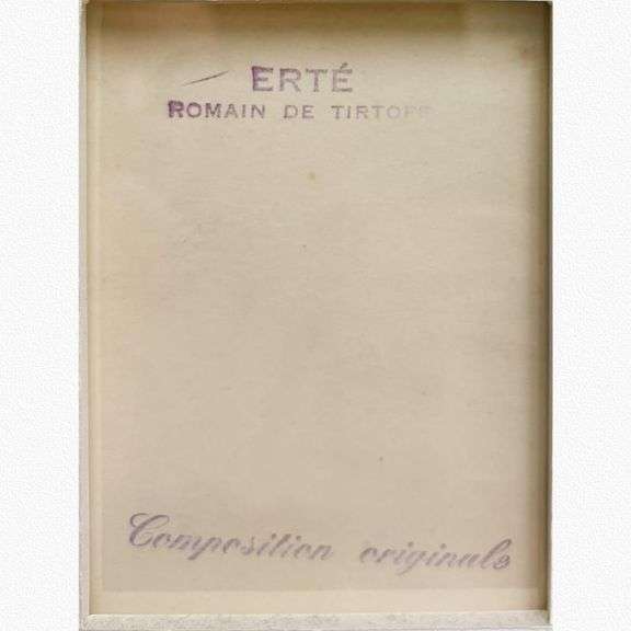 "L'Espagnol, Projet non Abouti" by Erte (1892-1990)