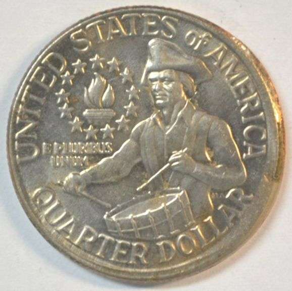 Gem BU 1976 Bicentennial Washington Quarter Off-Center Error