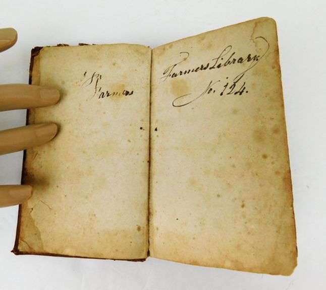 1827 Scottish Chiefs Antique Leather Book