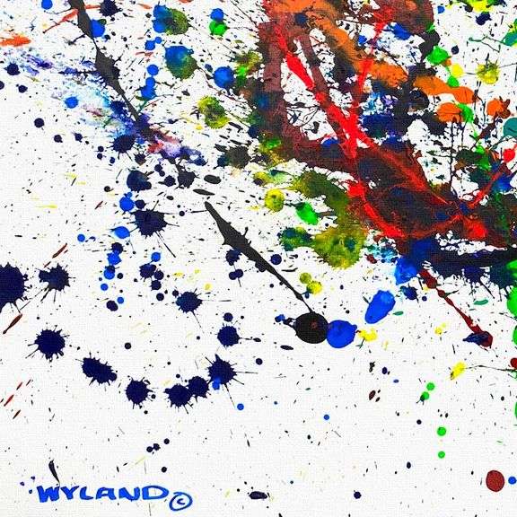"Untitled Abstract" by Wyland