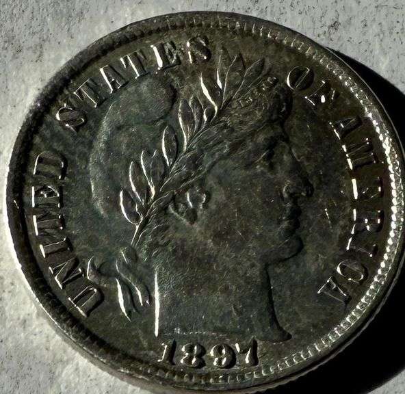 1897 Uncirculated Barber Dime