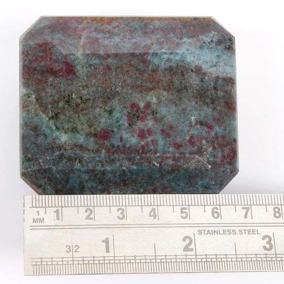 Huge Certified 2030 Ct Museum Size Natural Red Ruby Blue Kyanite Solitaire