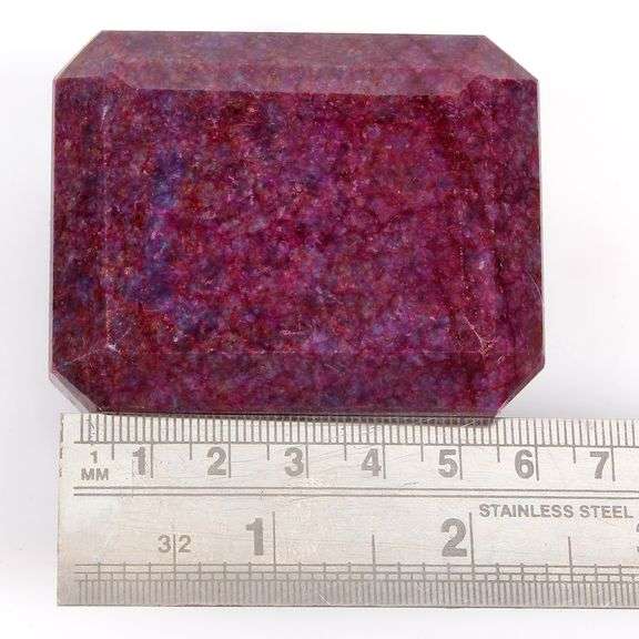 Magnificent Certified Museum Size 1940 Ct Natural Red Ruby Solitaire