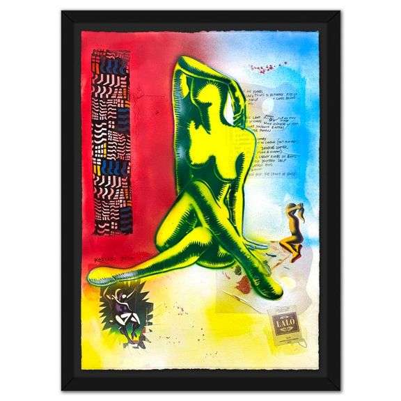 "Static Flow" by Mark Kostabi