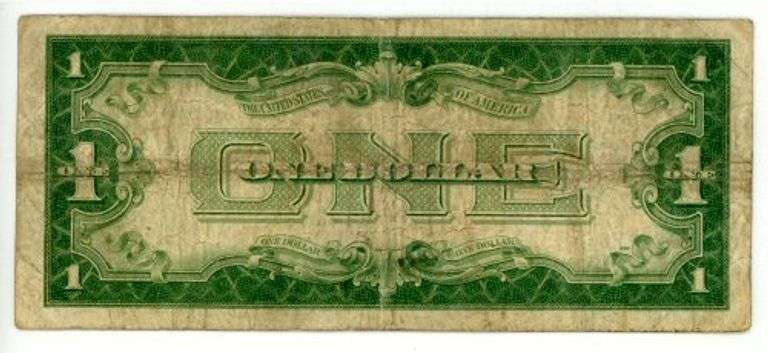 Very Scarce 1928-A Series $1 Silver Certificate STAR Note