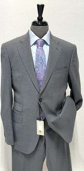 New Spring Summer Modern Fit Suit by Galante, Made in Italy