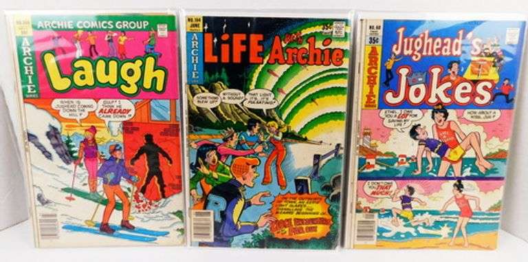 6 Archie Series Vintage Comic Books