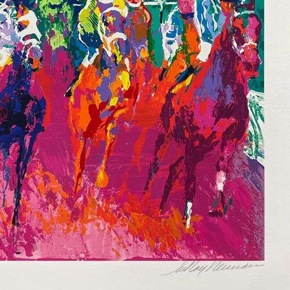 "125th Preakness Stakes" by LeRoy Neiman (1921-2012)