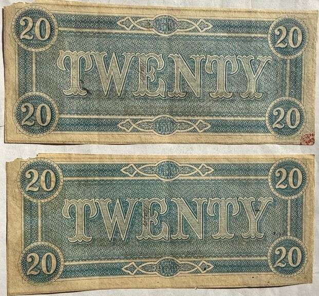 Two Near Consecutive $20 CSA Notes