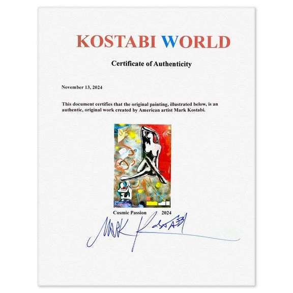 "Cosmic Passion" by Mark Kostabi