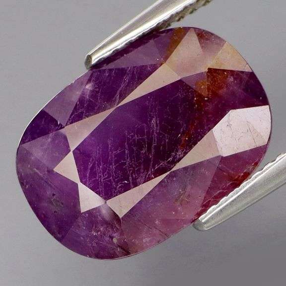 Rare! Untreated 8.40ct deep red violet Winza Ruby!