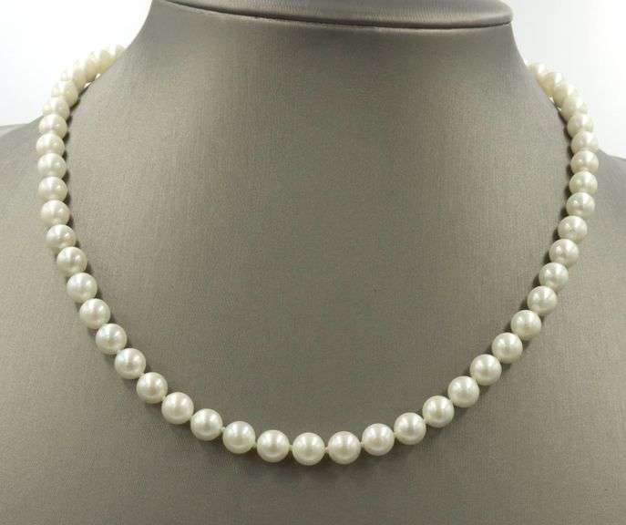 6-6.5mm Pearl necklace